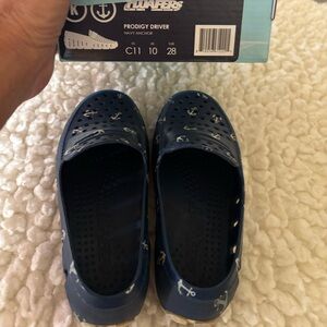 Floafers Navy Anchor Kids Shoes